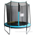 Outdoor Trampoline 8ft for Kids Skyblue